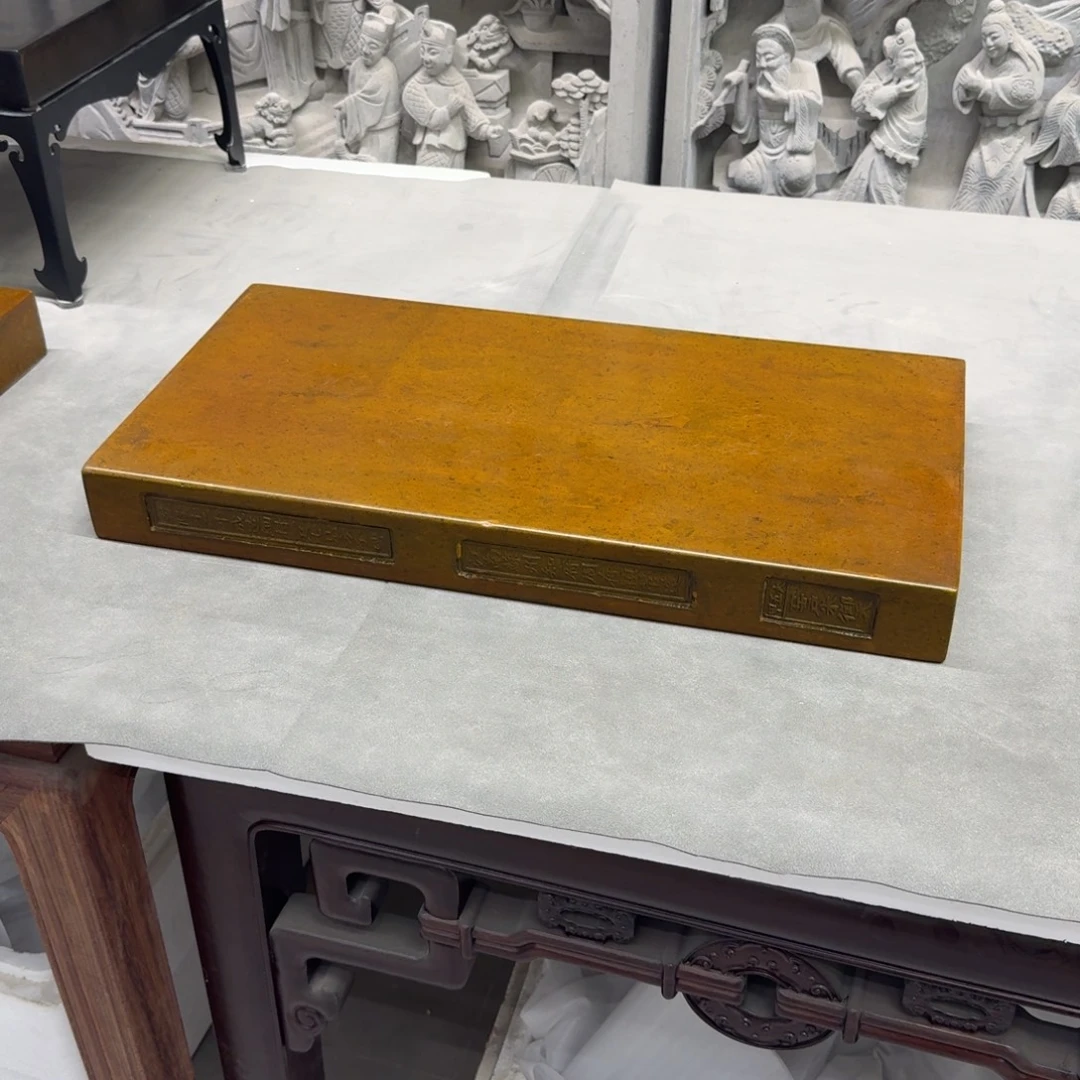 砖雕50-25 老料金砖 古铜色