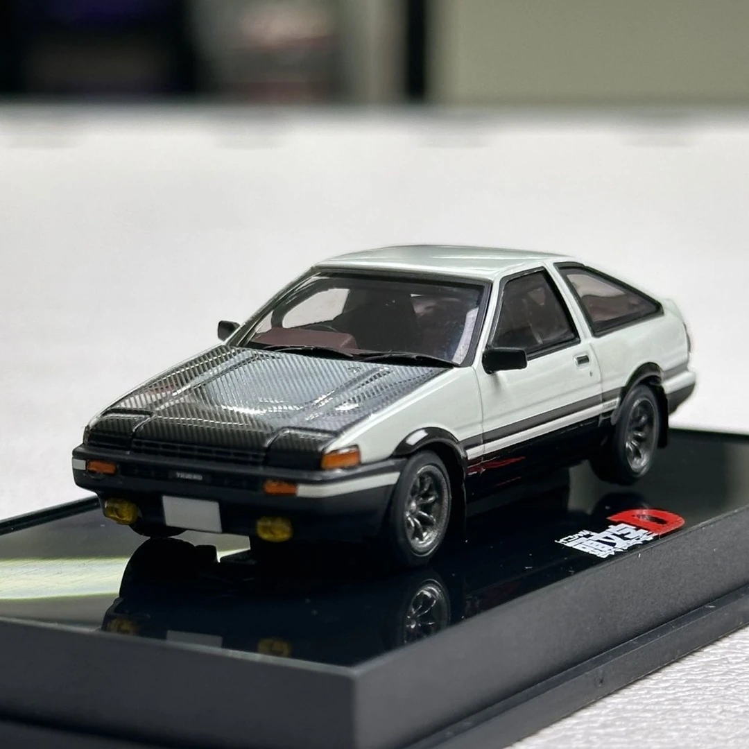 Autoart 1:64 丰田AE86头文字D版带豆腐块 仿真汽车模型 全新现货