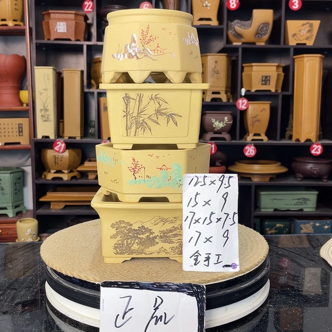 D-盆尚好紫砂花盆