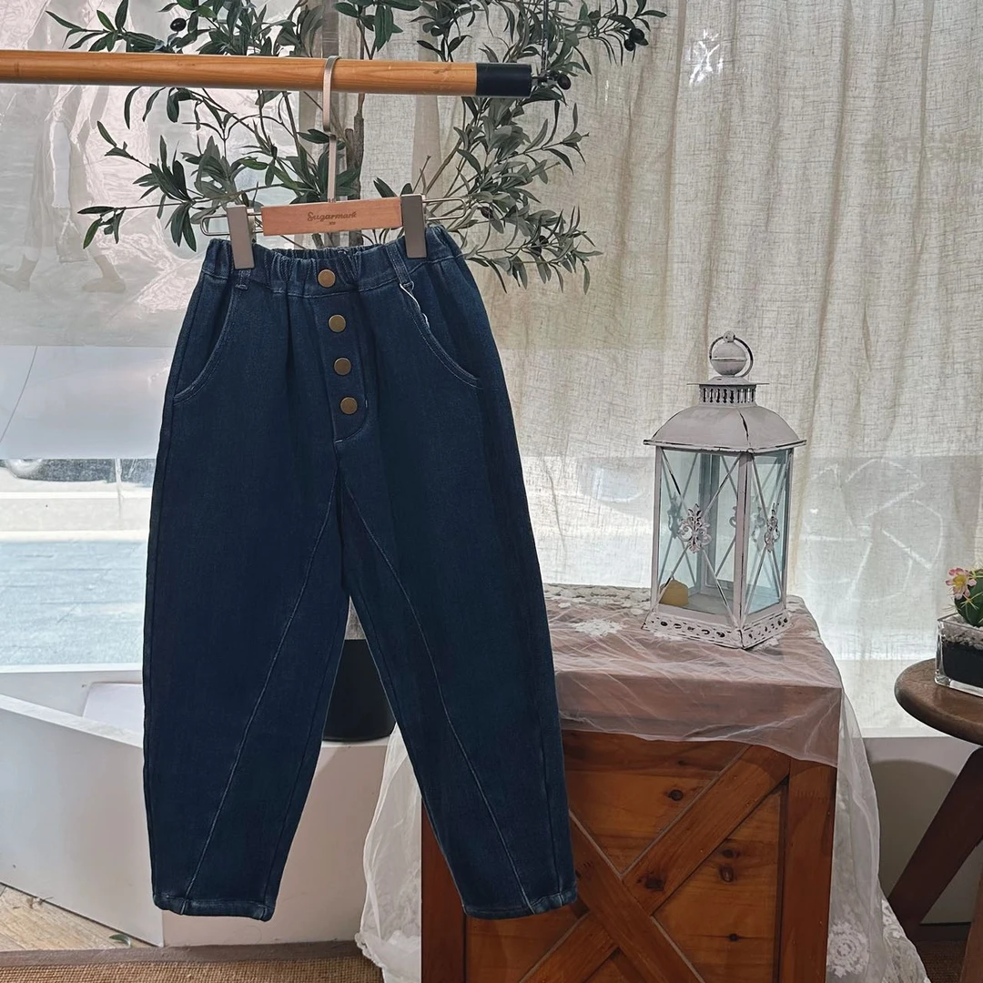 670660高端专享秋款收脚牛仔裤蓝色（马可）