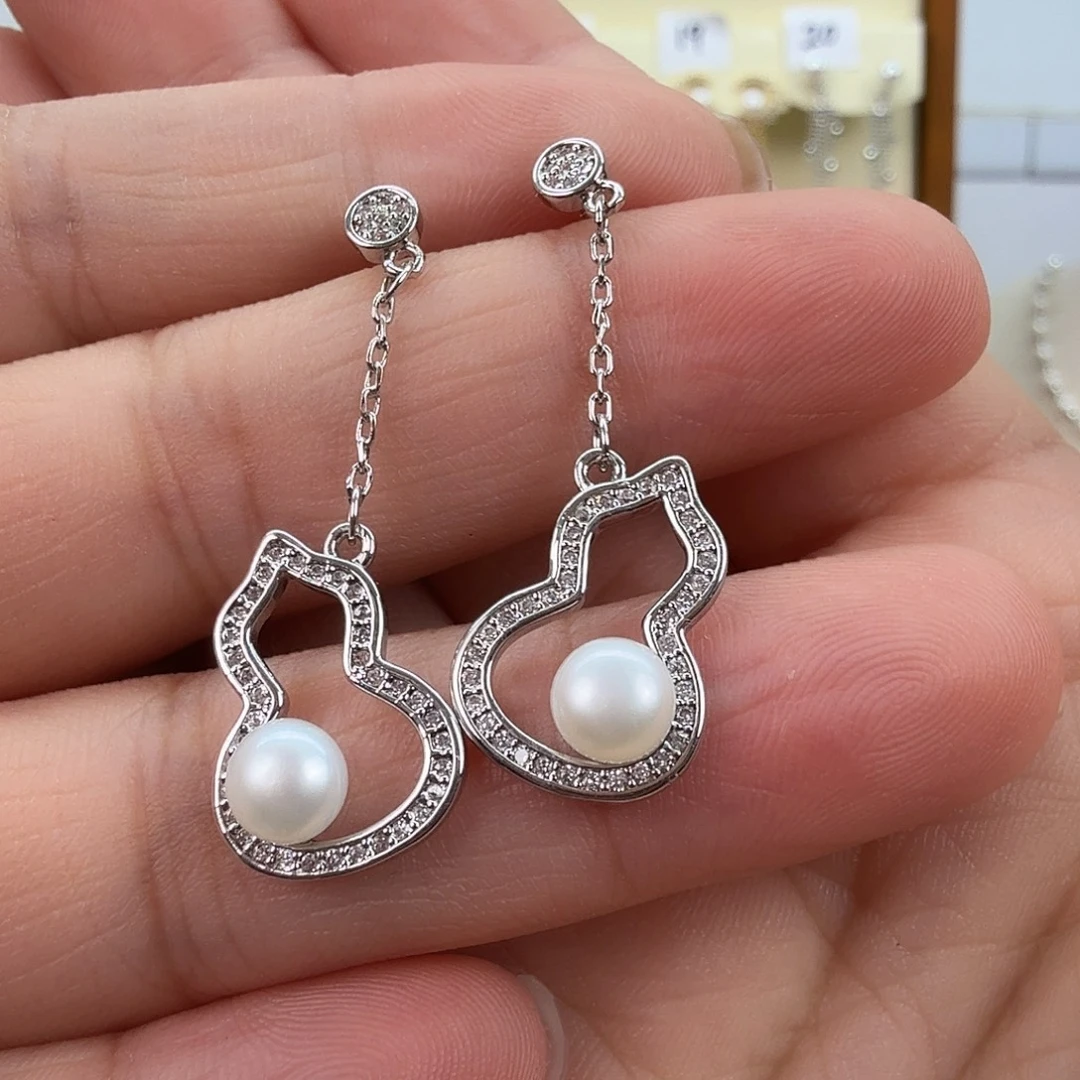 未镶嵌耳饰淡水珍珠