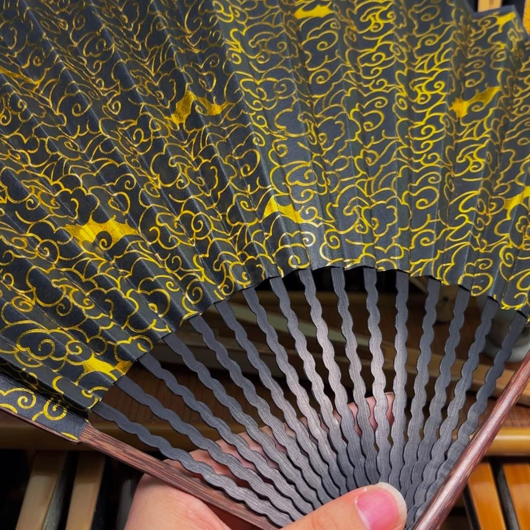 扇子芝麻粽龙鳞祥云金