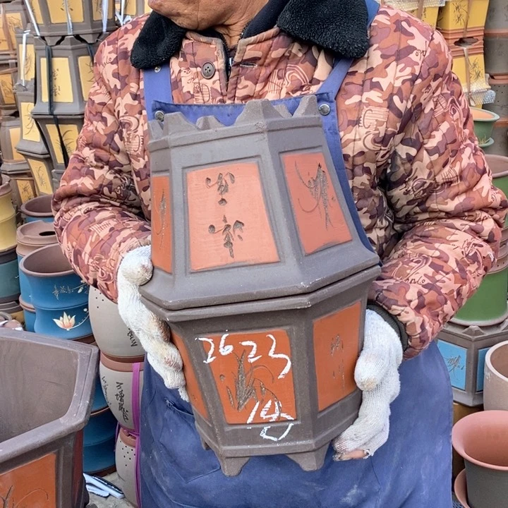紫砂花盆盆栽花卉苗木种植