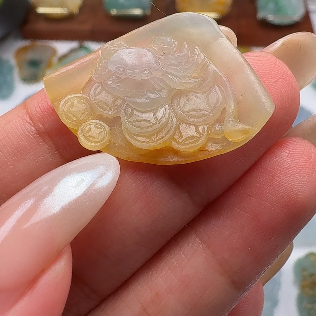 定制翡翠未镶嵌毛货