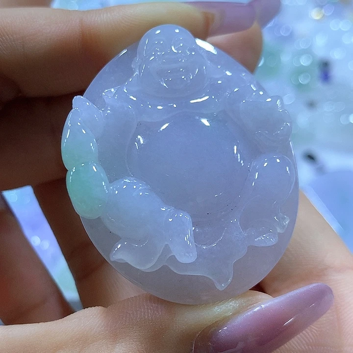 翡翠未镶嵌颈饰天然翡翠A货吊坠
