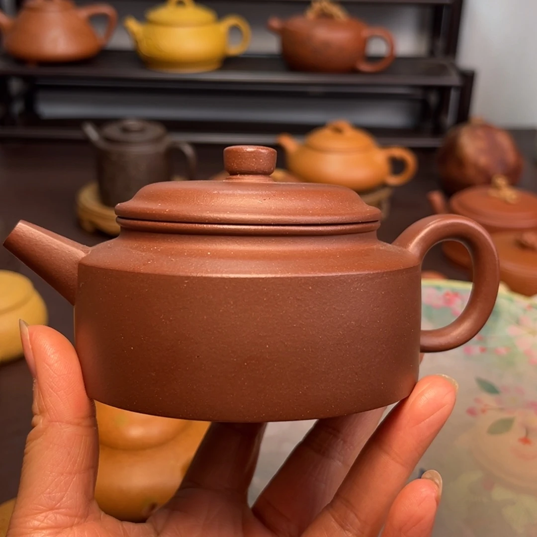 茶壶紫砂底槽清半手工制作