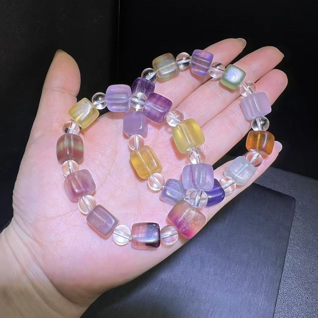 面面来财珠宝C3980-冰萤石手串-多样性发其一