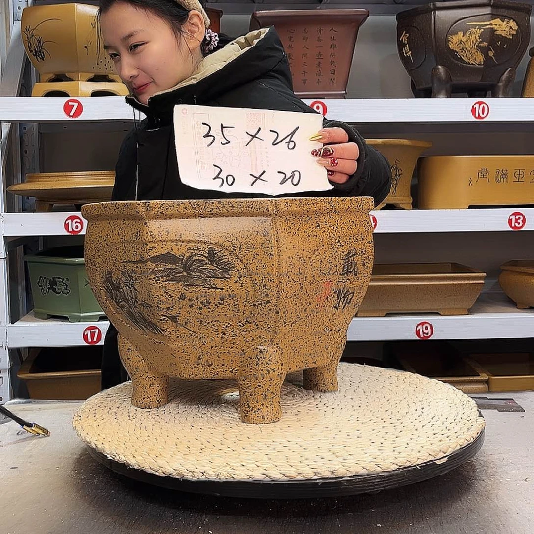 紫砂花盆紫砂花盆