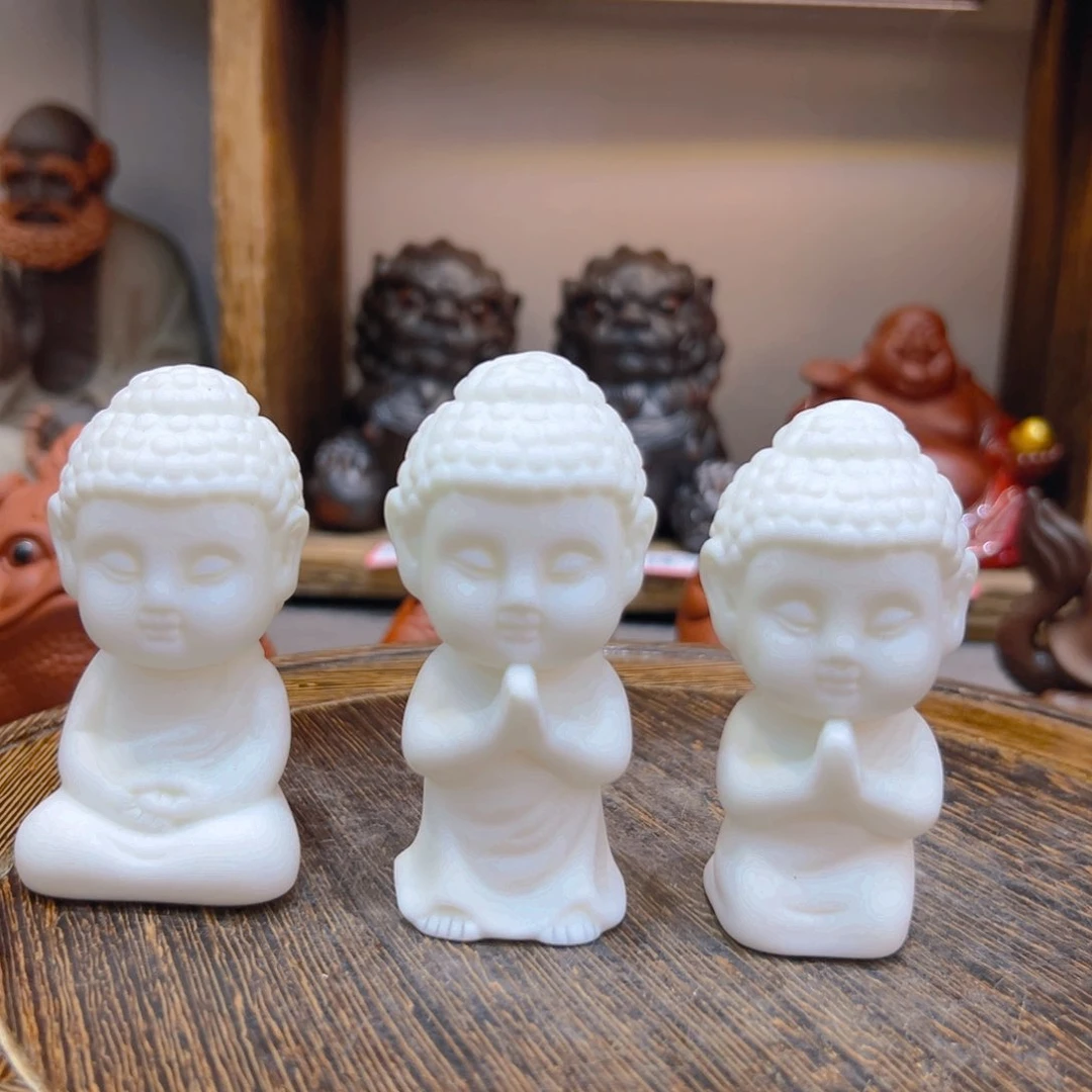 8***8紫砂茶宠开播福利白瓷小如来