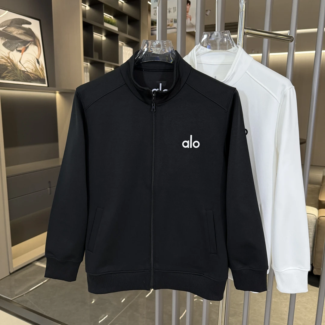 男士秋季立领拉链休闲外套运动户外男士外套百搭时尚男士黑白外套