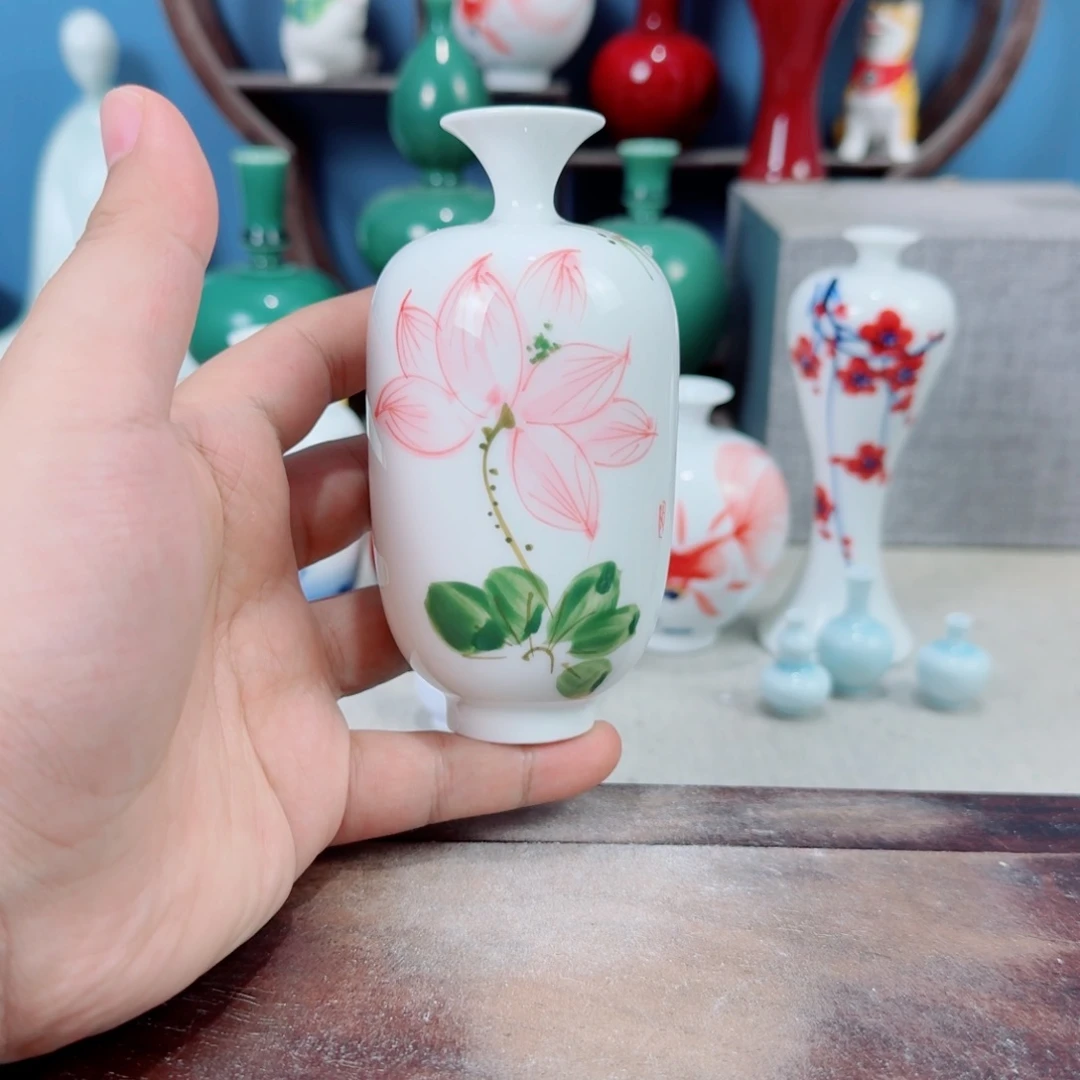 陶瓷手工小花器摆件