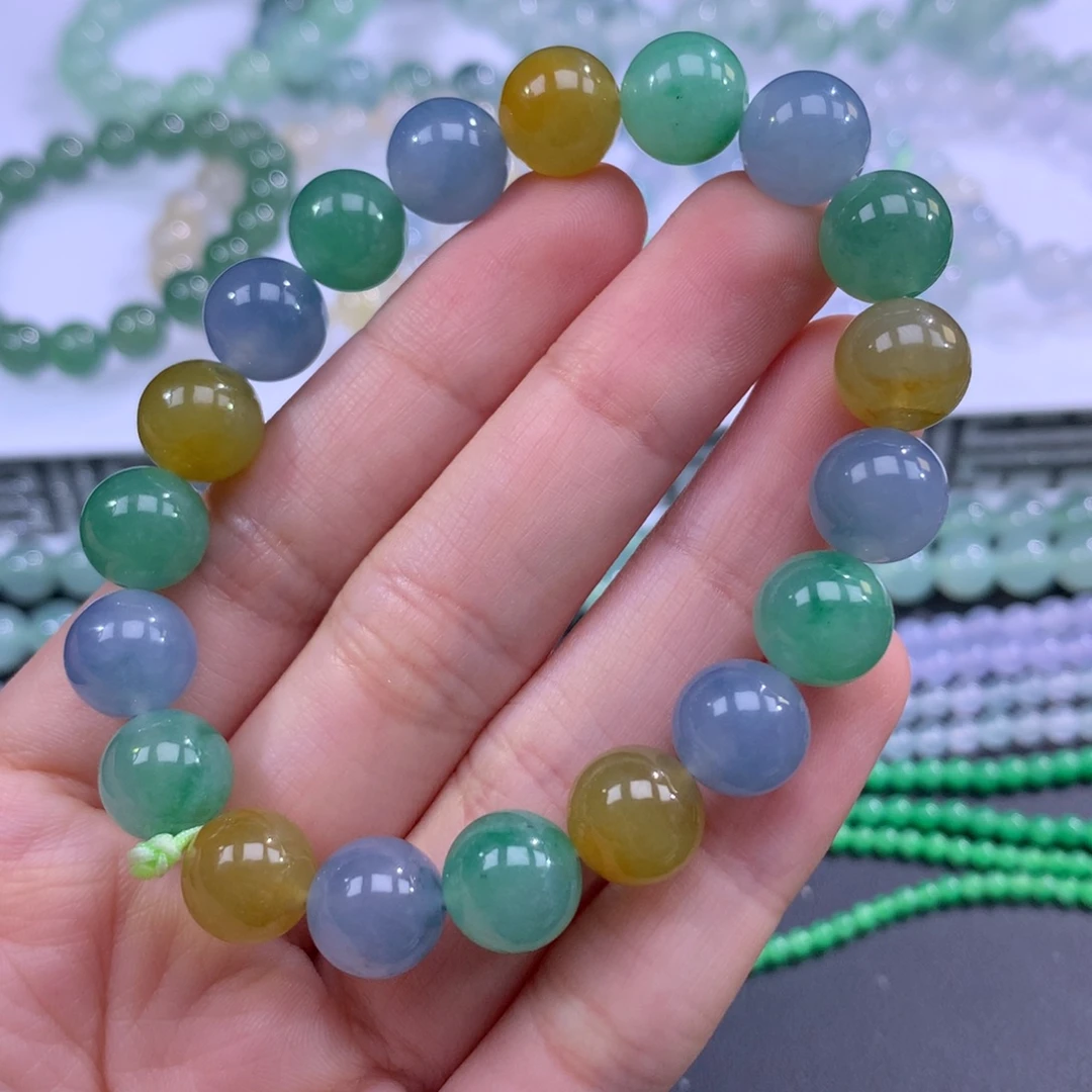 翡翠未镶嵌手链翡翠