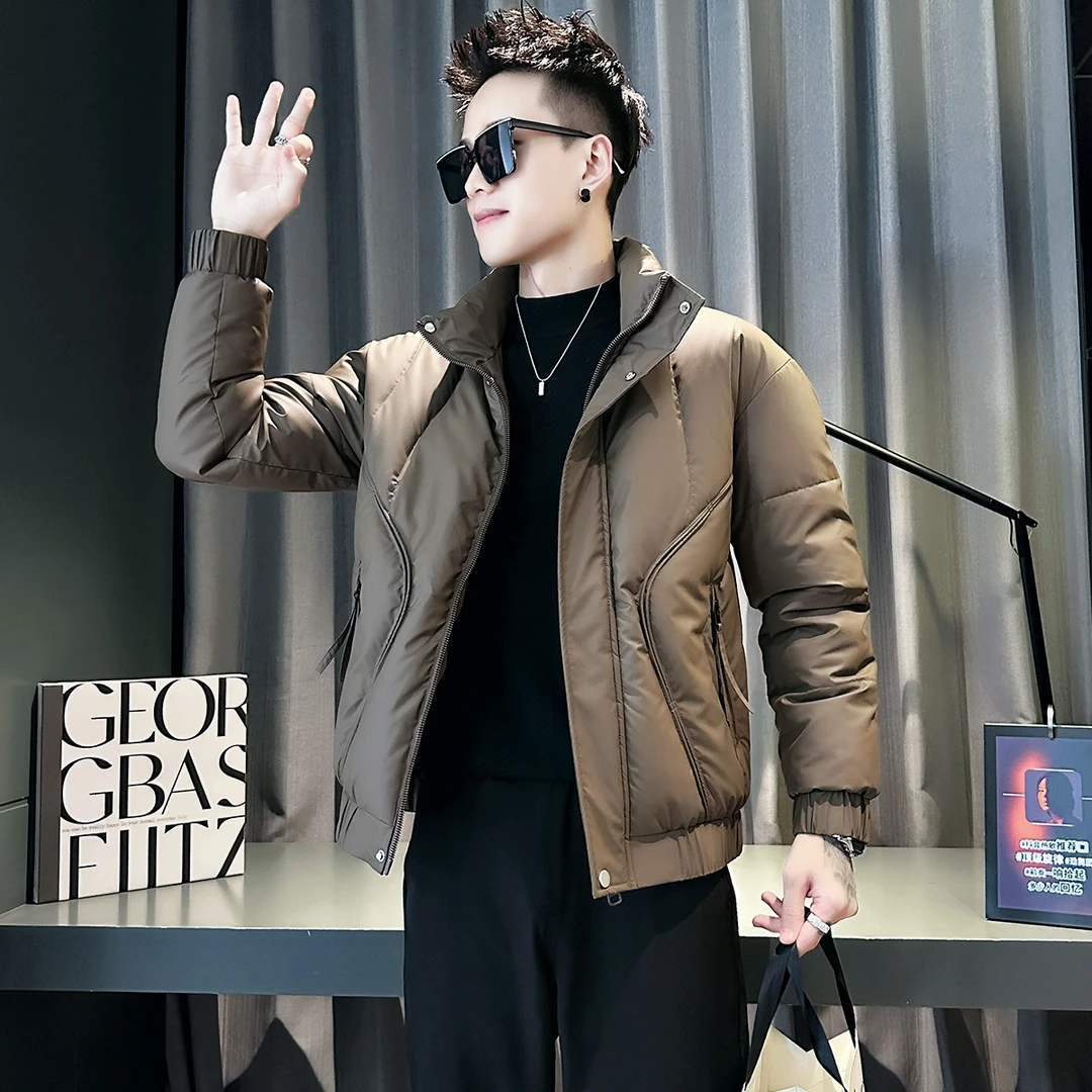 男士短款棉服冬季潮牌痞帅工装棉衣2025新款潮流休闲冬装棉袄外套