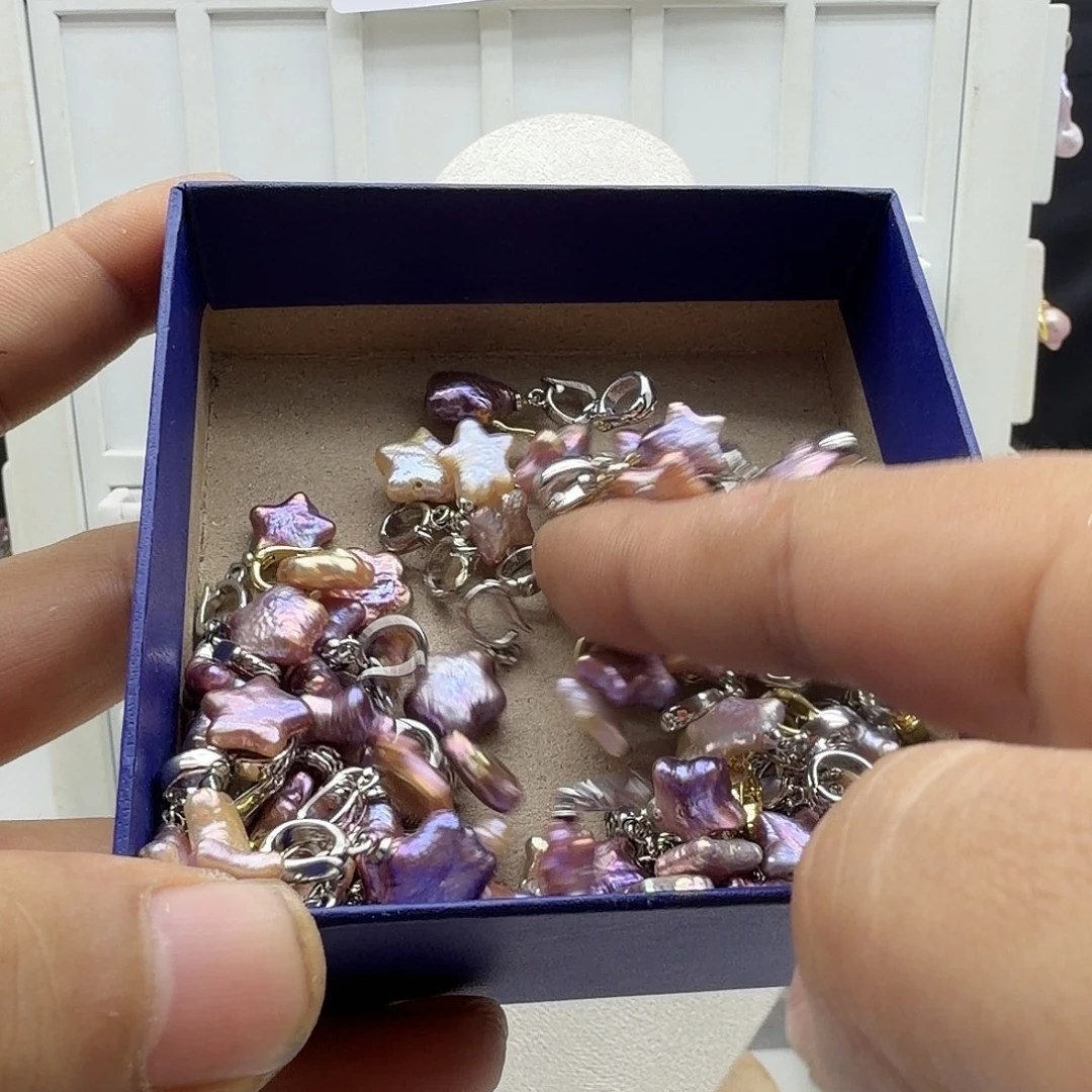 合金淡水珍珠颈饰