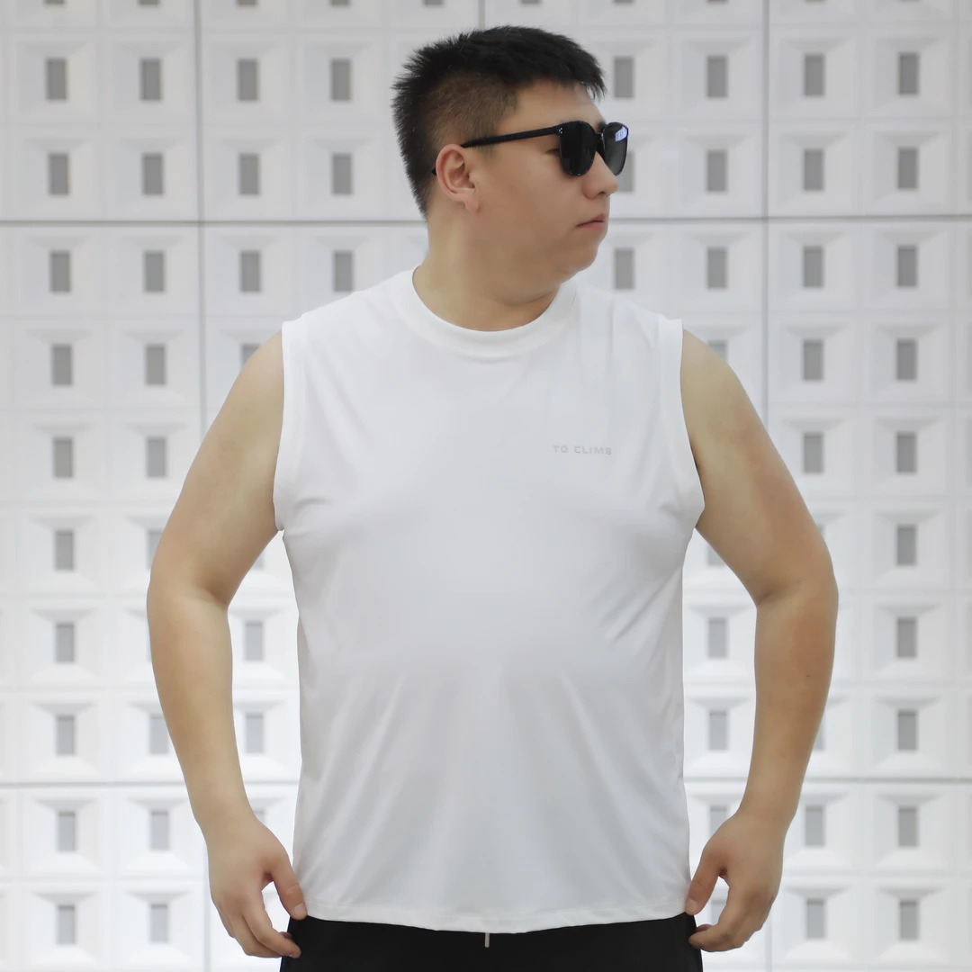 胖哥文大码男装夏季速干背心72611