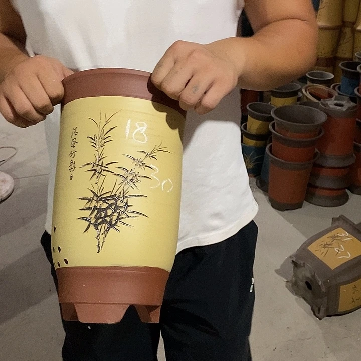 紫砂花盆紫砂花盆