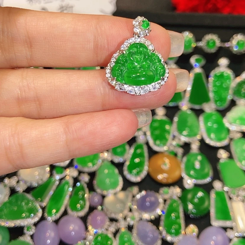 【闪购商品】翡翠未镶嵌颈饰天然翡翠