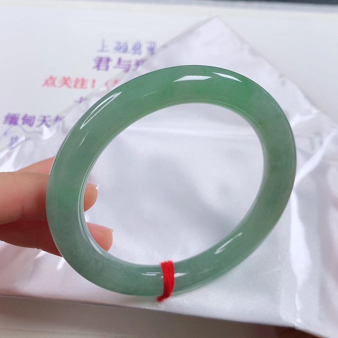未镶嵌手镯翡翠 圆条①①①