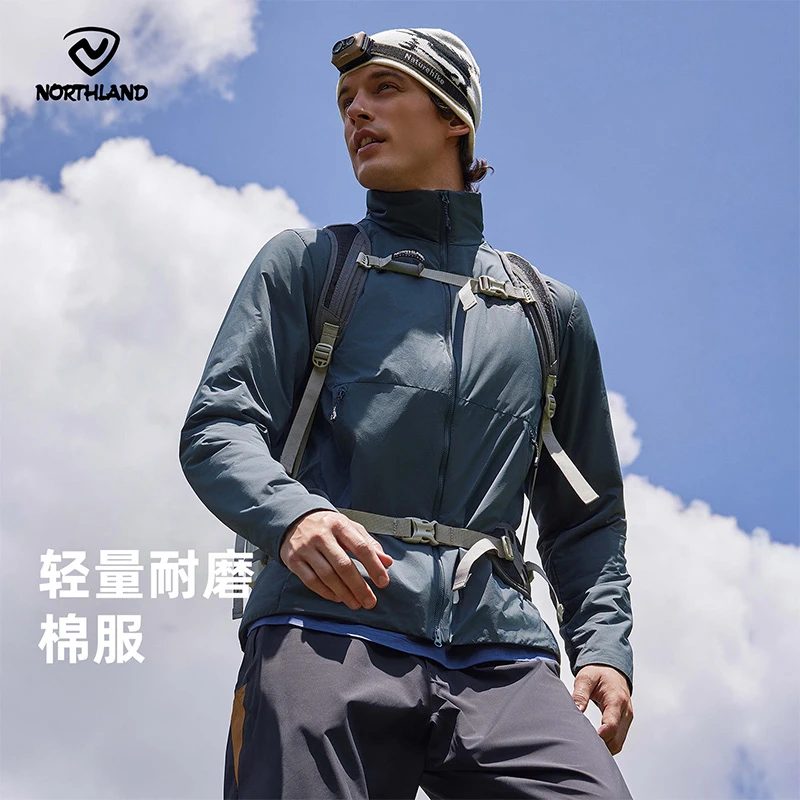 【追峰】诺诗兰新款金标Primaloft棉服户外立领防风夹克防泼水