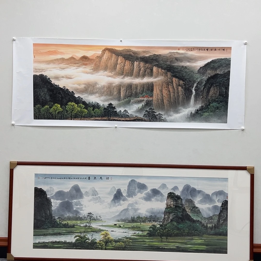 敢***国画周顺良小六尺180*70精品佳作