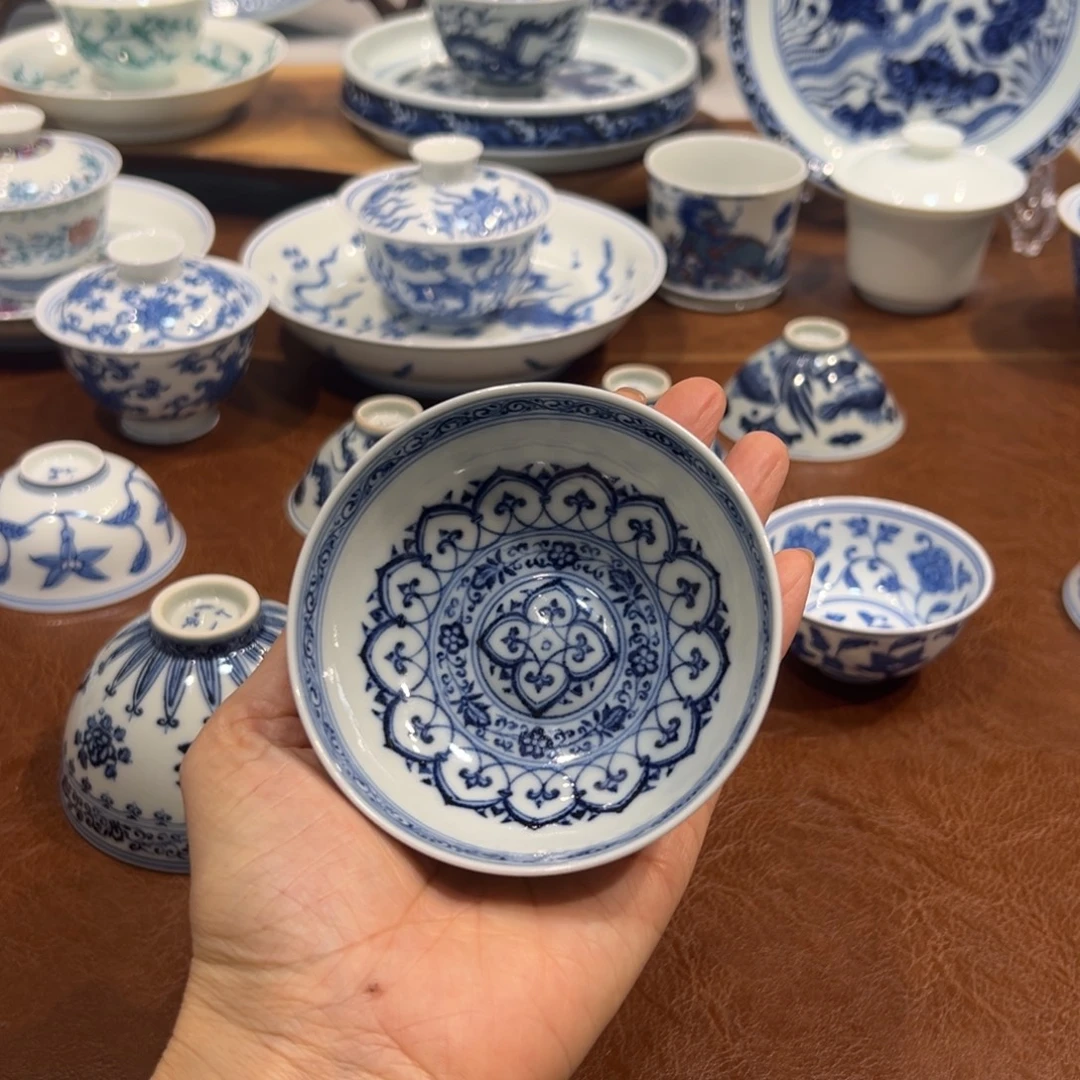 杯子宝相纹普洱杯纯手工