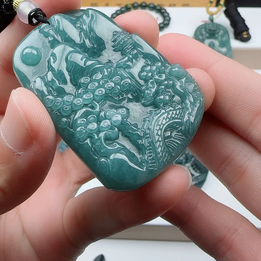 翡翠未镶嵌颈饰多样式发货一发货