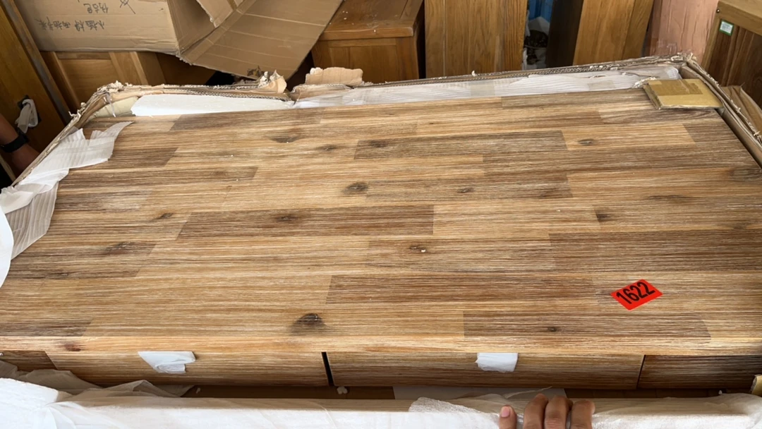 书桌带腿桦木120×60×78瑕疵无售后孙1622