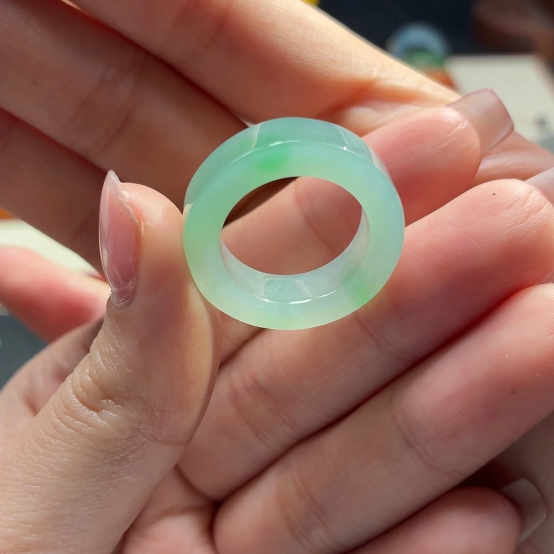 未镶嵌定制翡翠冰娇甜绿 15-18