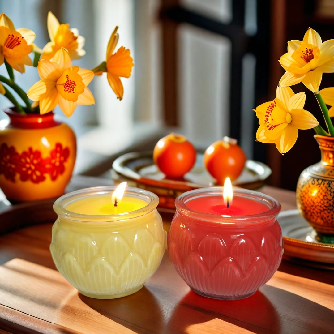 24小时平口莲花灯酥油灯酥油蜡3天无烟无味长明灯平安过年