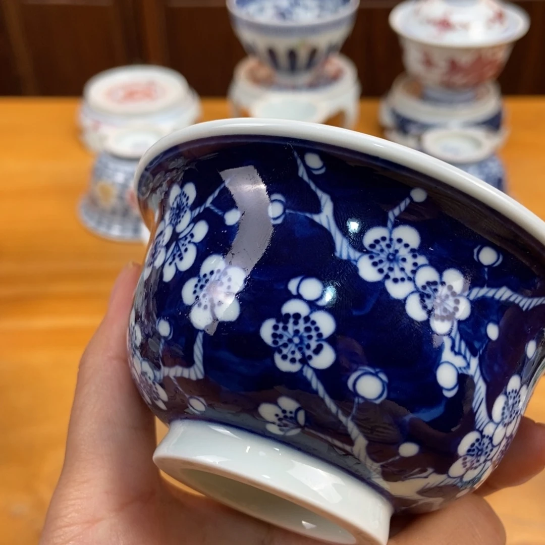 手绘现代茶具非古董