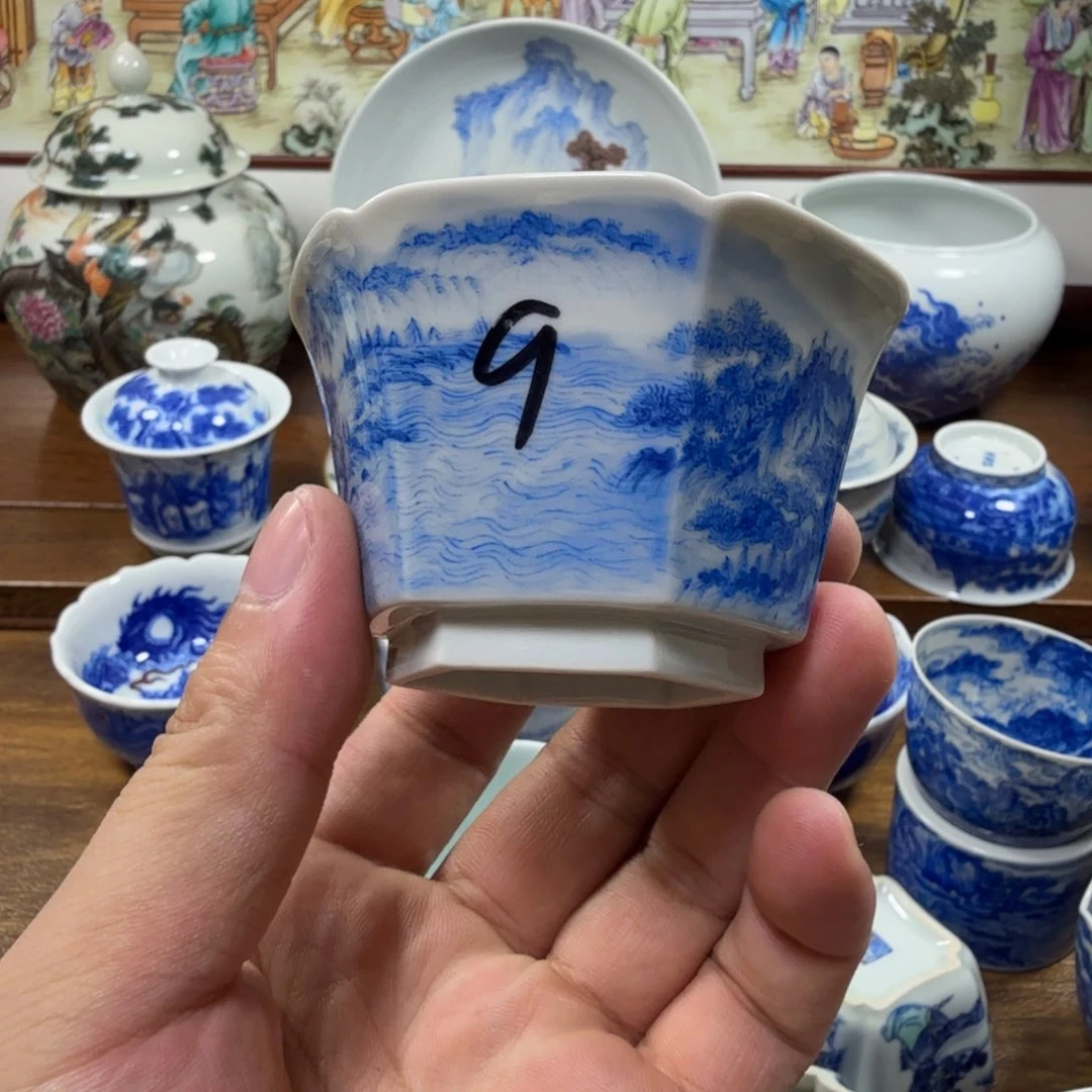 起***风全手工全手绘陶瓷