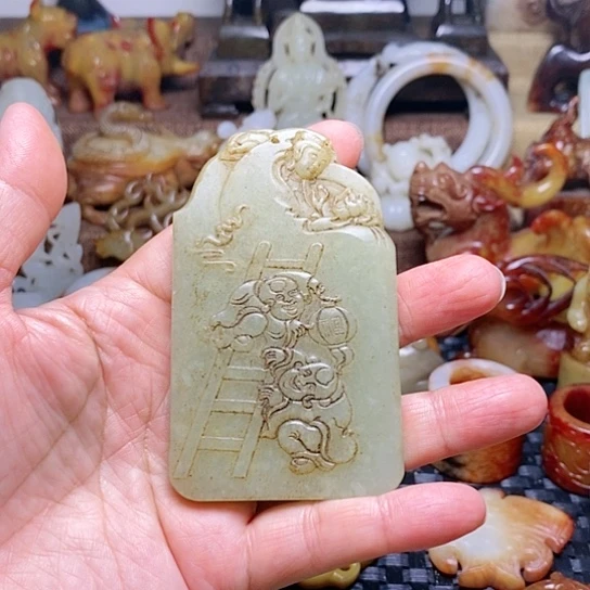 和田玉把件未镶嵌