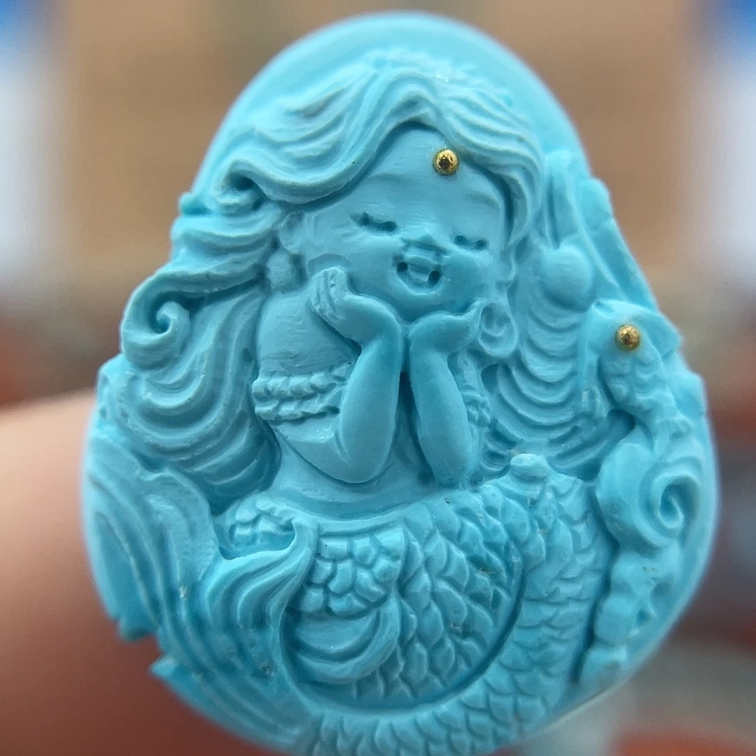 绿松石未镶嵌珠宝奇石