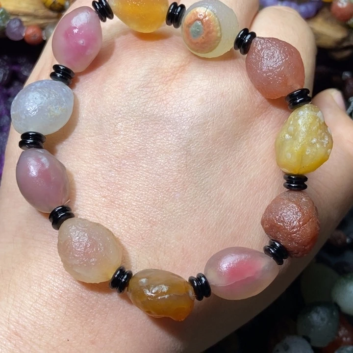 玛瑙/玉髓合金手链