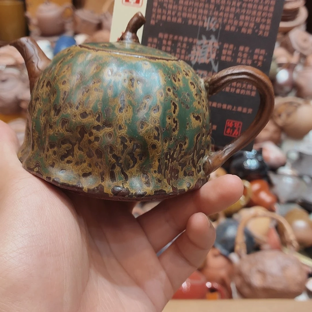 柴烧老岩泥高温茶器皿
