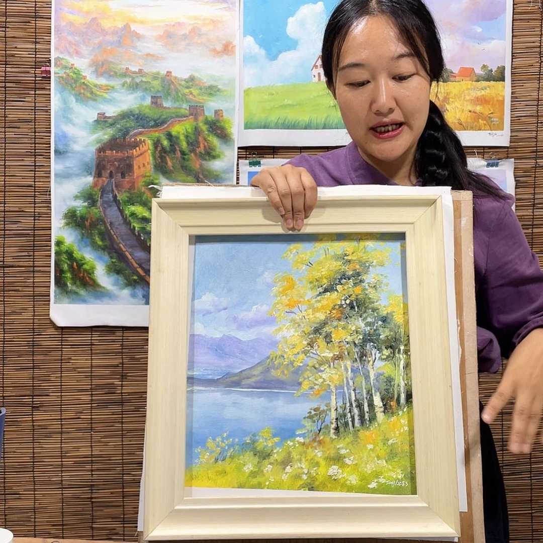油画薇爽恭喜竞拍成功！