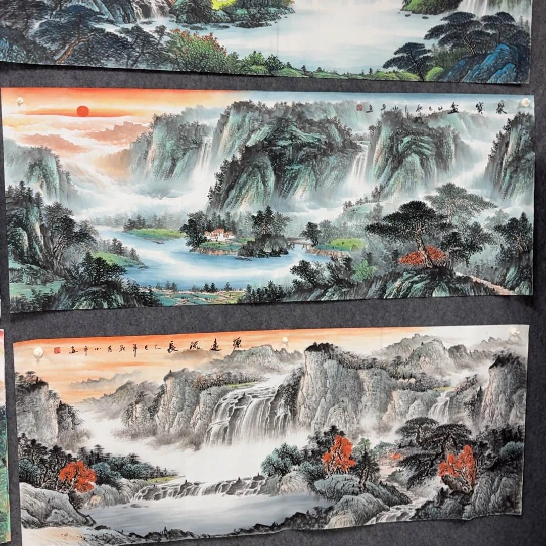 宸***！国画180×70画画画画画