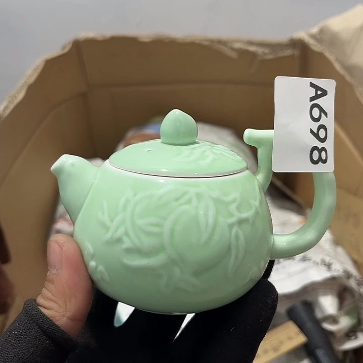 瓷片茶摆件工艺品摆件666