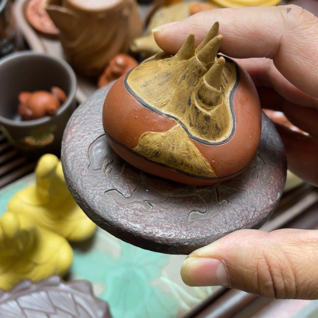 紫砂茶宠紫砂瑕疵