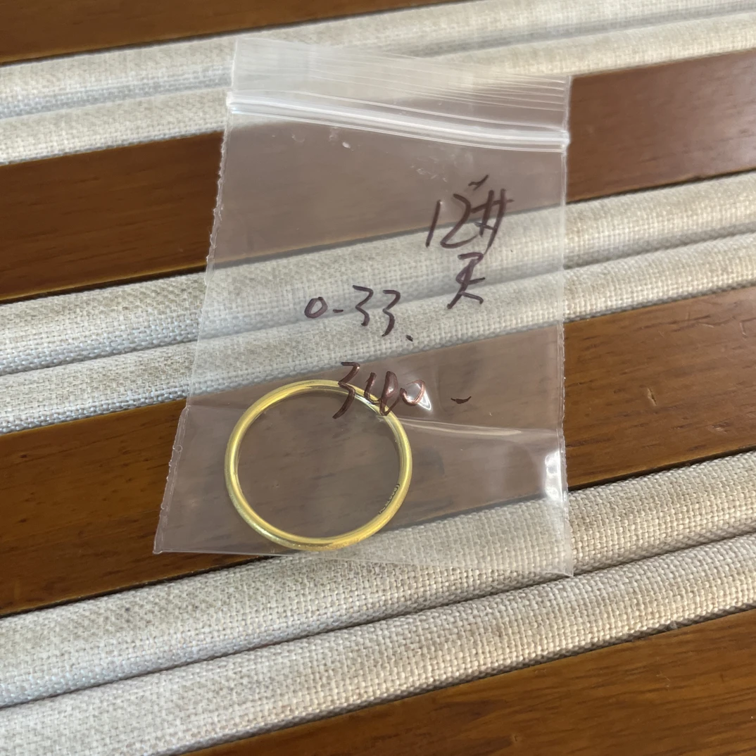 克重0.33 12号 满天星戒指 足金999