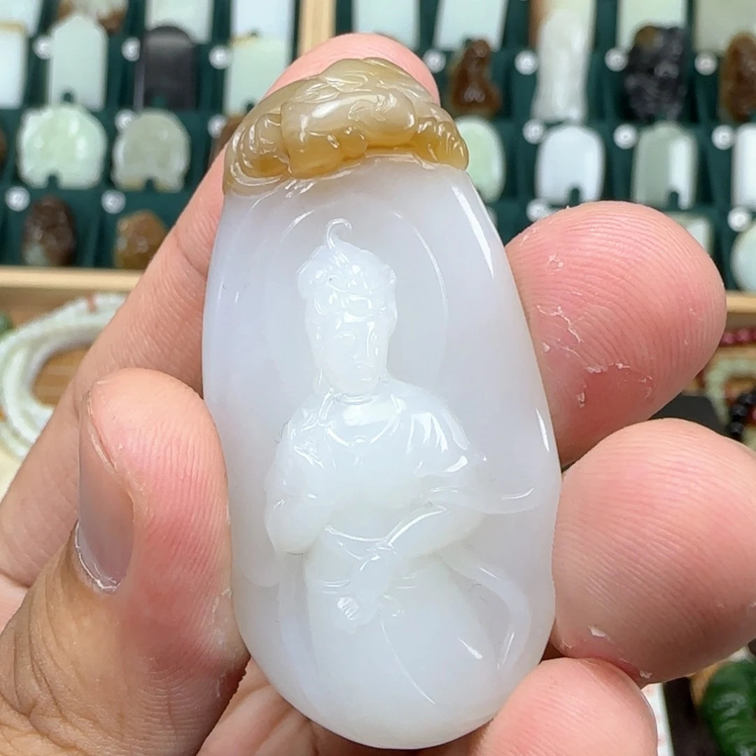 和田玉挂件未镶嵌