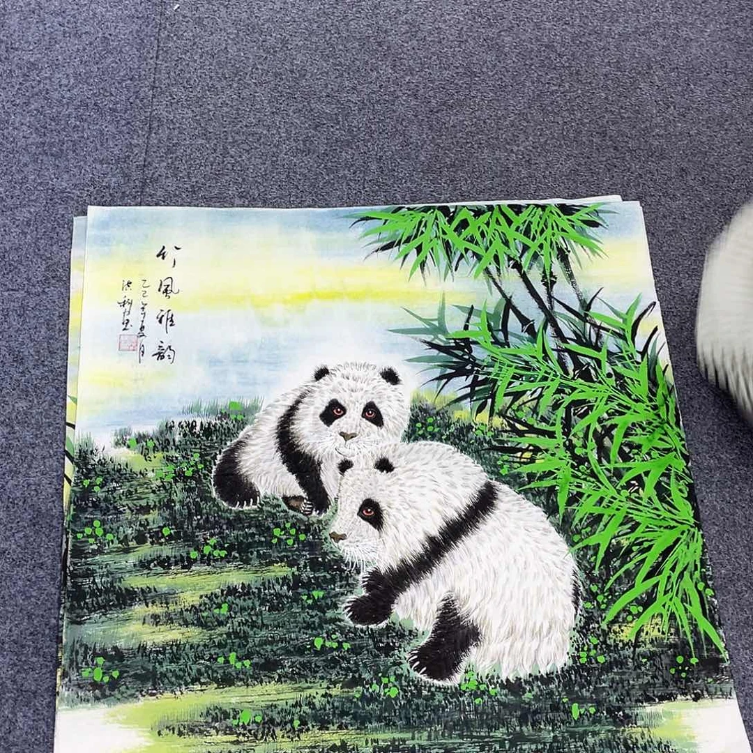 国画作品小姐姐放漏…
