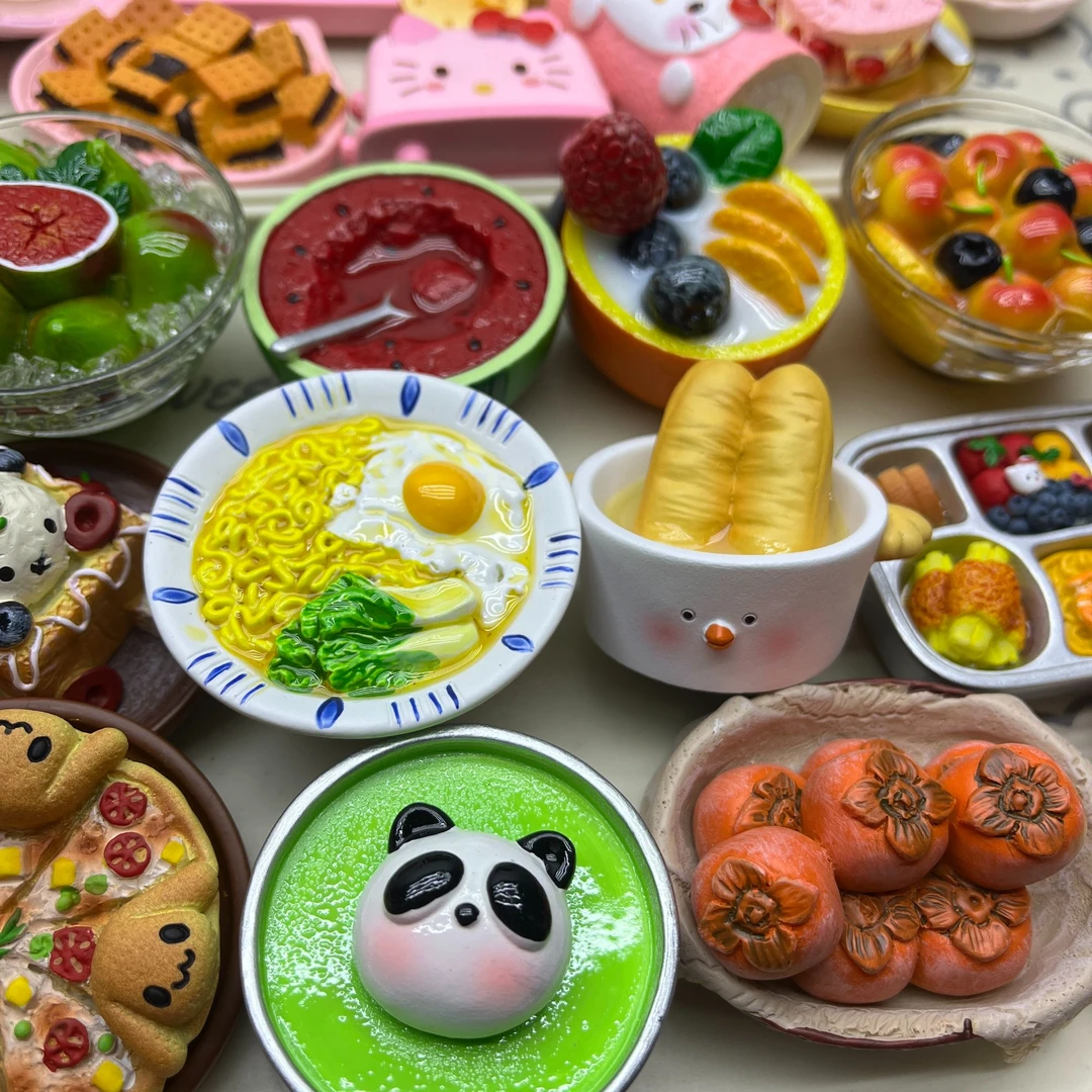 【双许愿+直播拆】可爱卡通食玩磁性冰箱贴居家装饰好物