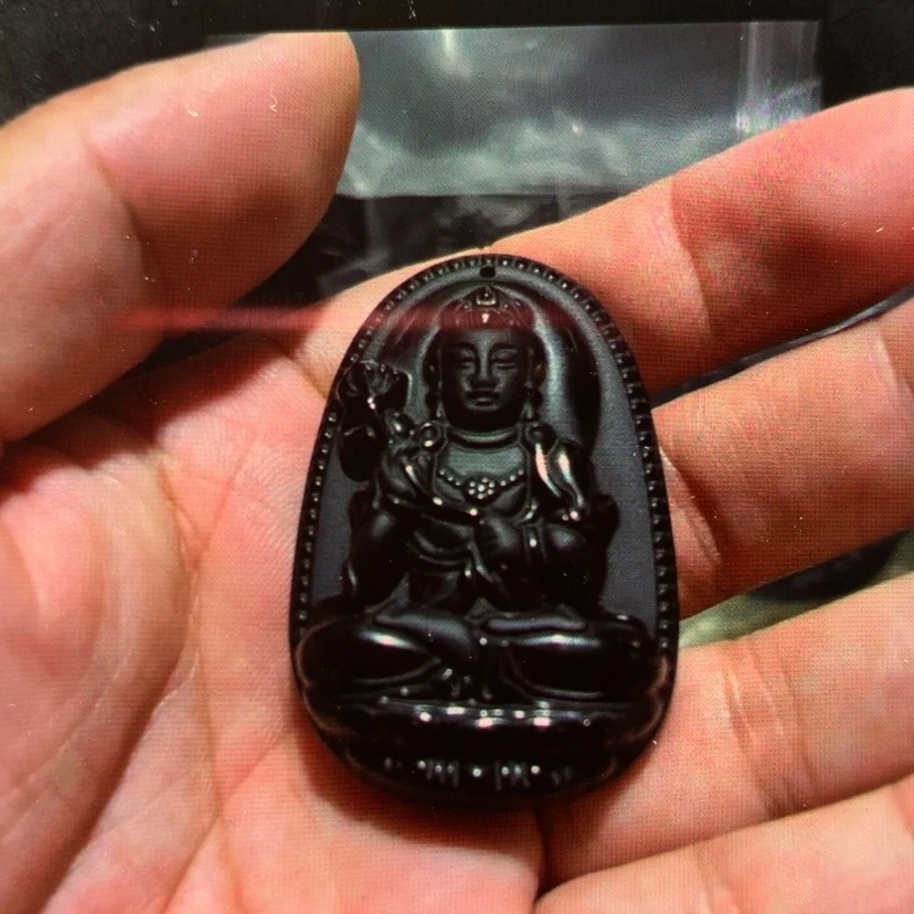 【闪购商品】黑曜岩吊坠(赠链)未镶嵌十*