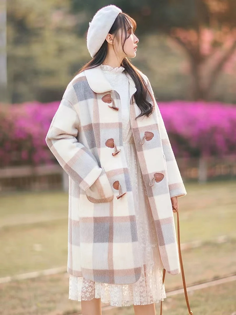 B801-B810毛衣网红洋气时尚宽松加绒加厚秋冬套头针织百搭女士