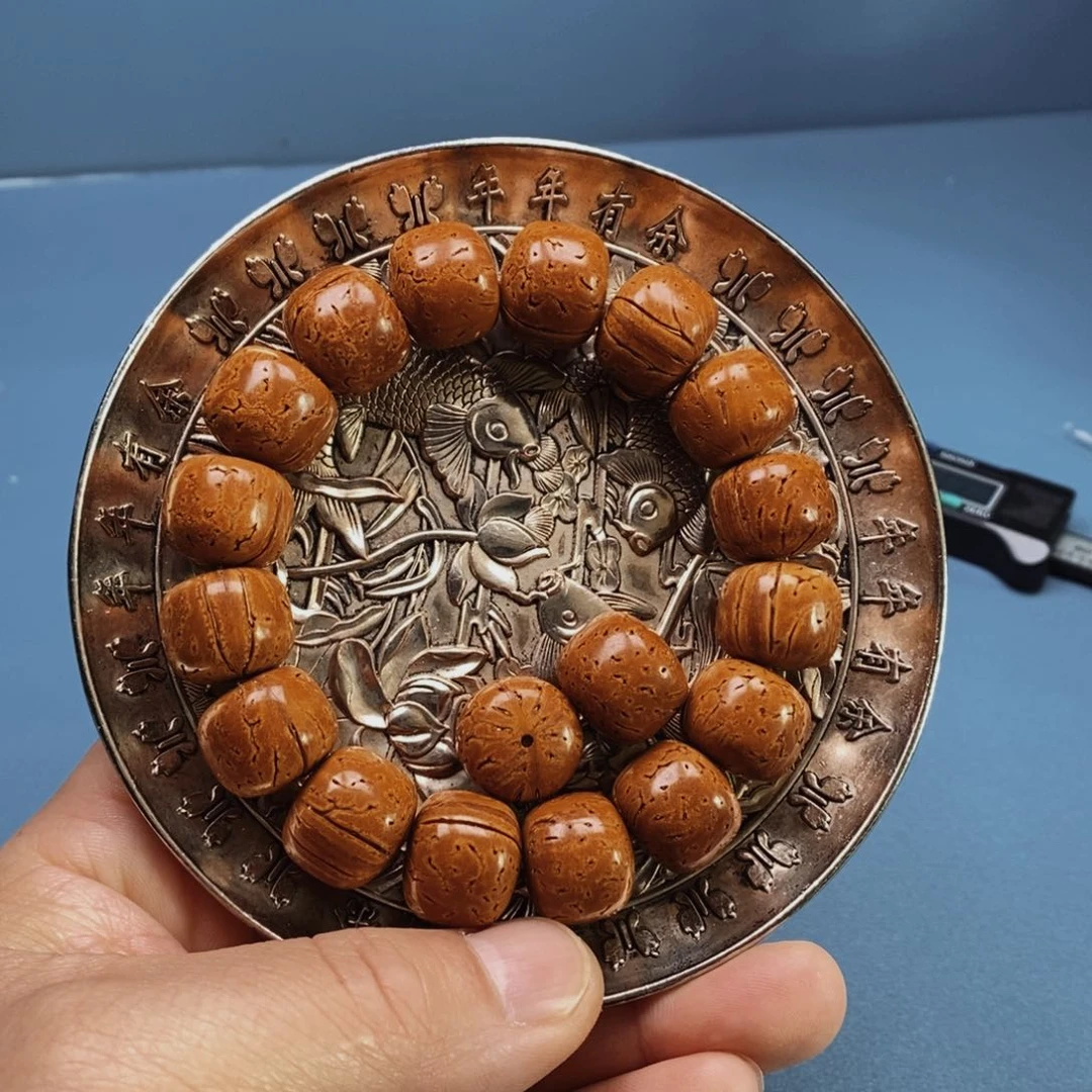 H*P桃核手串老型17乘14加25.8