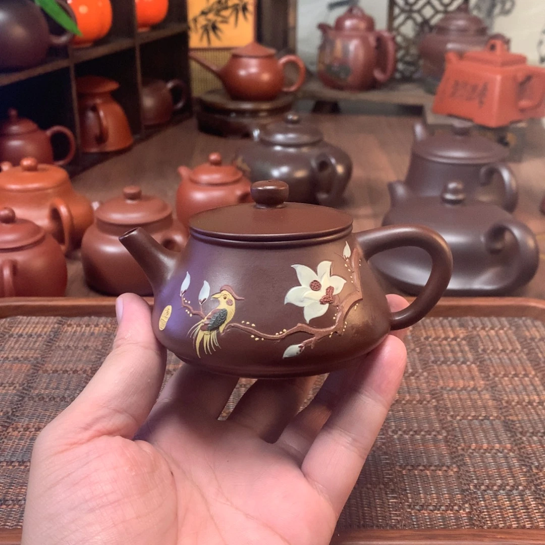 茶壶紫砂120cc。