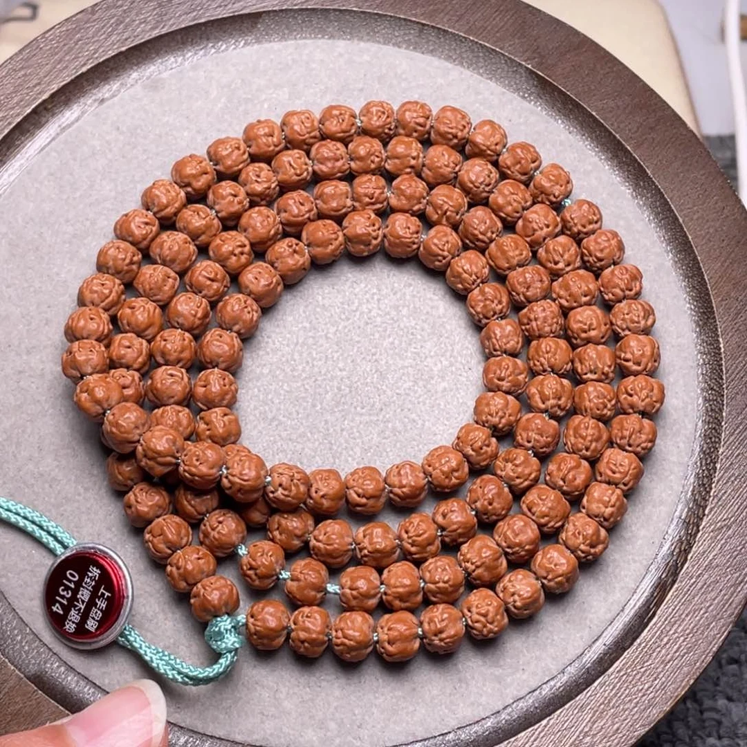 手串金刚菩提用****8梅朵头货佛手108尺寸7