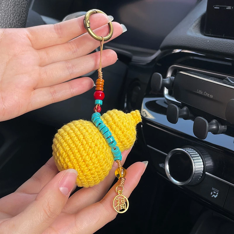 新中式金葫芦2025新品包包挂件车挂纯手工春节氛围感送礼好物