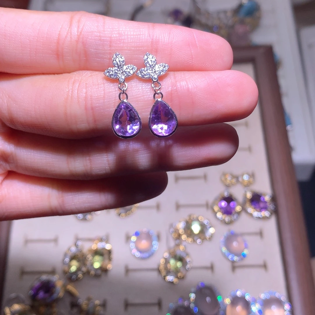 【闪购商品】银S925镶嵌戒指水晶